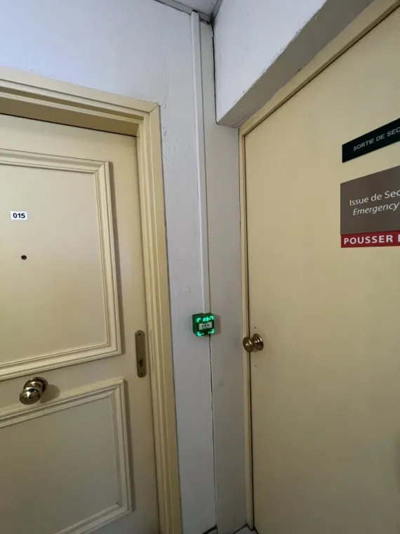 Déclencheur issues de secours, Ambérieu-en-Bugey, ELEC-46